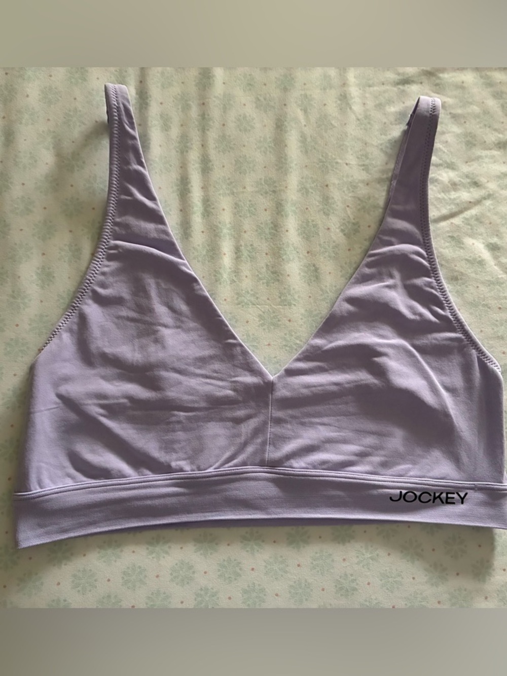 Jockey Lavender Wireless V-Neck Bralette